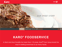 Tablet Screenshot of karofoodservice.com